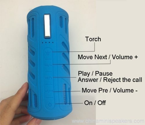 10w Super bass portable waterproof bluetooth speaker with 4400mAh powerbank 2 10W Super Bass Portable Waterproof Bluetooth Speaker with 4400mAh Powerbank