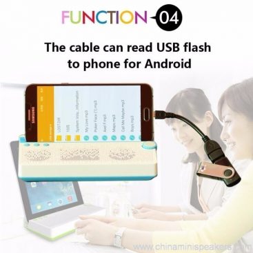 Power bank phone stand bluetooth speaker 3