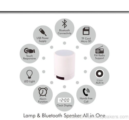 Wireless Smart Flashing LED Bluetooth Lighted Speaker 3 Wireless Smart Flashing LED Bluetooth Lighted Speaker