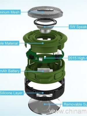 Carabiner outdoor portable waterproof bluetooth speaker - Image 8