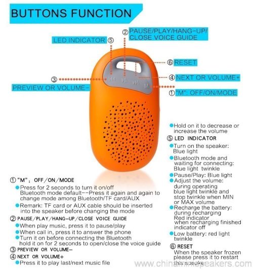 Super bass wireless mini sd card waterproof bluetooth speaker with USB 5 Super Bass Wireless Mini SD Card Waterproof Bluetooth Speaker with USB