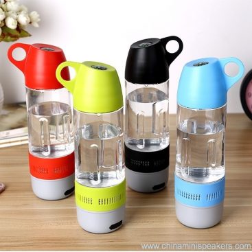 Water Bottle Colorful Wireless V3.0 Bluetooth Speaker 5