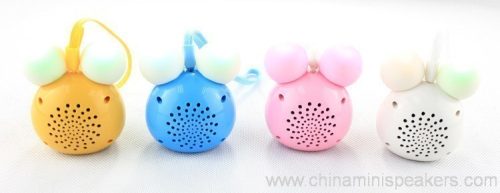 Cartoon wireless bluetooth speaker with led light 2 Cartoon wireless bluetooth speaker with led light