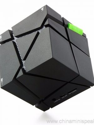 Cube super bass mini bluetooth speaker with fm radio - Image 9