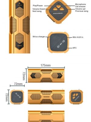 Sports great sounding bluetooth wireless speakers - Image 5