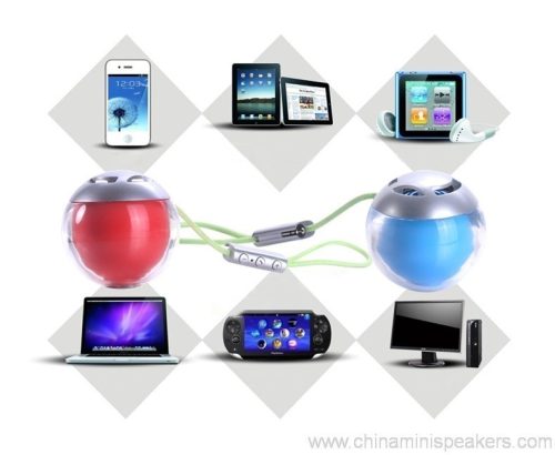Colorful Mini Bluetooth Speaker with Hands-Free Calling