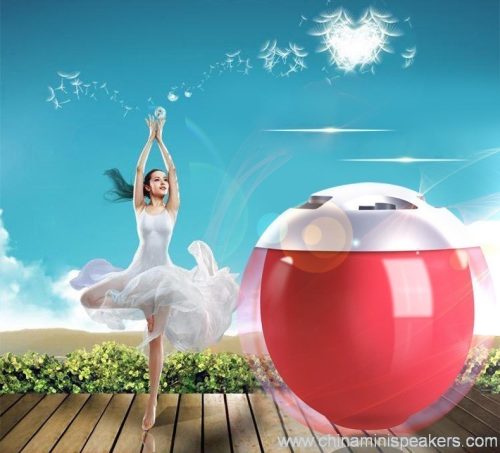Colorful Mini Bluetooth Speaker with Hands-Free Calling