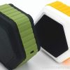Hexagon shape Small Waterproof Wireless bluetooth speaker With Hook 3 Hexagon Shape Small Waterproof Wireless Bluetooth Speaker with Hook
