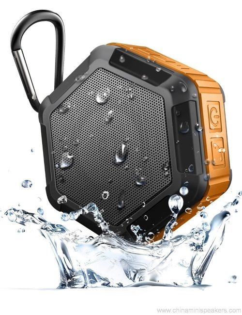 Hexagon shape Small Waterproof Wireless bluetooth speaker With Hook 4 Hexagon Shape Small Waterproof Wireless Bluetooth Speaker with Hook