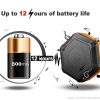 Hexagon shape Small Waterproof Wireless bluetooth speaker With Hook 5 Hexagon Shape Small Waterproof Wireless Bluetooth Speaker with Hook
