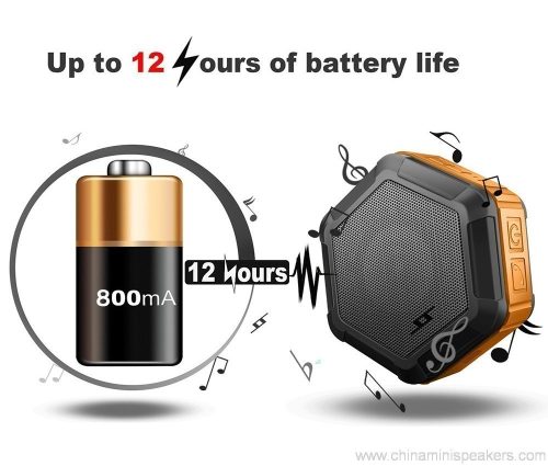 Hexagon shape Small Waterproof Wireless bluetooth speaker With Hook 5 Hexagon Shape Small Waterproof Wireless Bluetooth Speaker with Hook