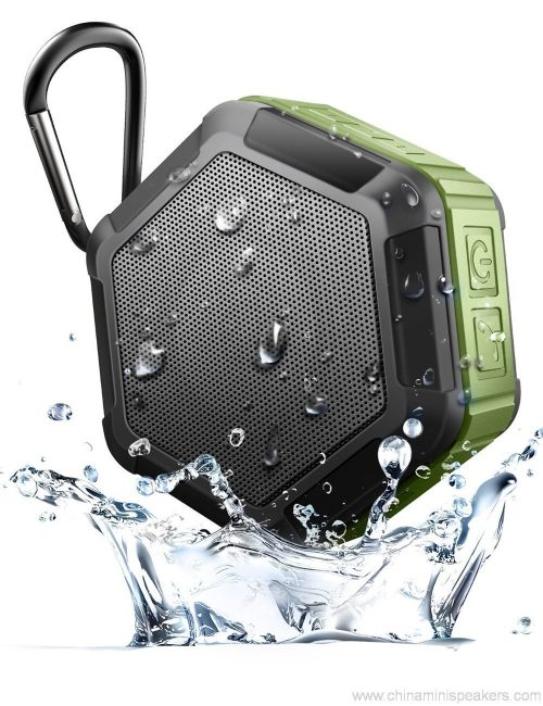 Hexagon shape Small Waterproof Wireless bluetooth speaker With Hook 8 Hexagon Shape Small Waterproof Wireless Bluetooth Speaker with Hook