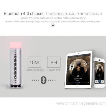 HQ fashion smart bluetooth led portable speaker 4