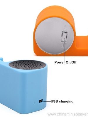Mini mobiltelefon indehaveren Bluetooth Højttaler - Billede 4