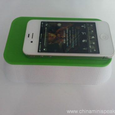 Plastic Remove Battery Induction Wireless Mini Speaker 3