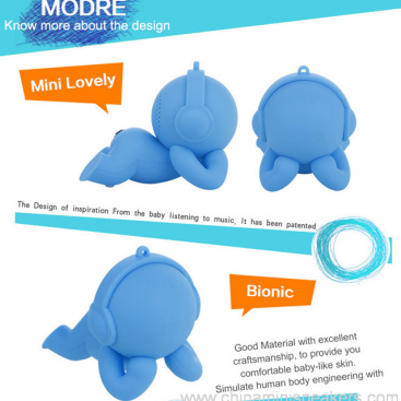 Bezdrôtové Bluetooth karikatúra Usb Mini reproduktor 4
