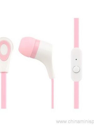 1.2M Noodle Wired auriculares Awọn agbekọri Awọn agbekọri pẹlu Gbohungbohun - Aworan 3