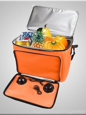 Insulated Lunch Cooler Bag with radio for outdoor picnic activity - Image 5