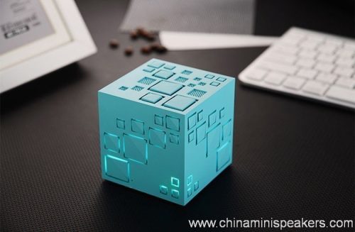 Led light cube wireless portable Bluetooth Speaker with TF Card FM Radio 2 LED Light Cube Wireless Portable Bluetooth Speaker with TF Card FM Radio