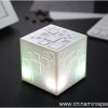 Led light cube wireless portable Bluetooth Speaker with TF Card FM Radio 6 LED Light Cube Wireless Portable Bluetooth Speaker with TF Card FM Radio