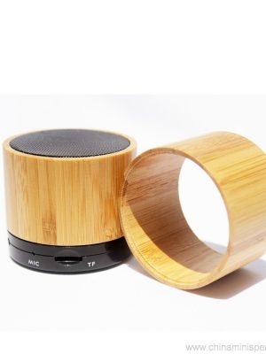 Wireless portable mini Wooden bluetooth speaker with fm radio - Image 3