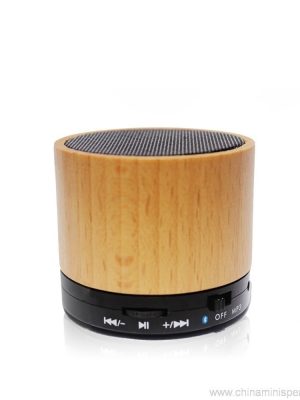 Wireless portable mini Wooden bluetooth speaker with fm radio - Image 6