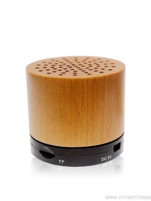 Wireless portable mini Wooden bluetooth speaker with fm radio - Image 8