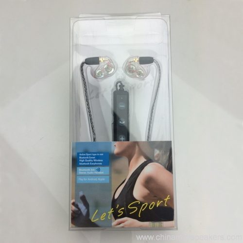 Mini transparent detachable cable sport earphones 2 Mini transparent detachable cable sport earphones