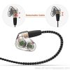 Mini transparent detachable cable sport earphones 6 Mini transparent detachable cable sport earphones