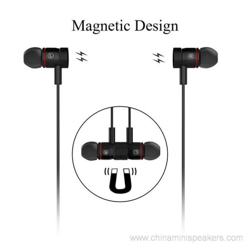 Professional DJ quality magnet metal in-ear sport bluetooth earphone 3 Professional DJ quality magnet metal in-ear sport bluetooth earphone
