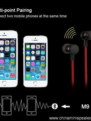 Professional DJ qualitas magnetis metalli in-auriculae ludo bluetooth earphone - Image 4