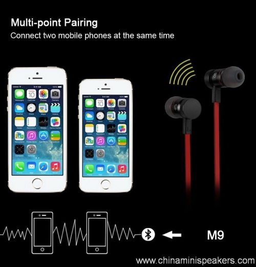 Professional DJ quality magnet metal in-ear sport bluetooth earphone 4 Professional DJ quality magnet metal in-ear sport bluetooth earphone