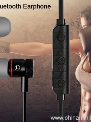 Professional DJ qualitas magnetis metalli in-auriculae ludo bluetooth earphone - Image 7