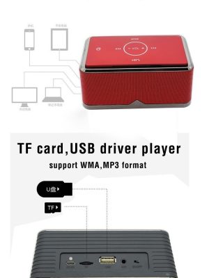 Stereo outdoor portable mini bluetooth speaker with usb - Image 3