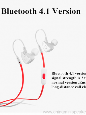 Estereo Sport Bluetooth Entzungailuak Haririk gabeko Bluetootha 4.1 Earphone - Irudia 4