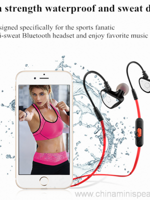 Estereo Sport Bluetooth Entzungailuak Haririk gabeko Bluetootha 4.1 Earphone - Irudia 5