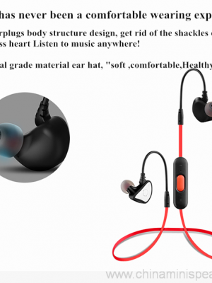 Estereo Sport Bluetooth Entzungailuak Haririk gabeko Bluetootha 4.1 Earphone - Irudia 7