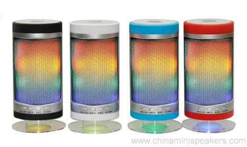 3 Watt Wireless Portable Bluetooth DSP Speaker with Colorful LED Light