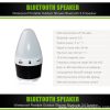 LED Bulb Bluetooth Speaker for Play Music, Phone Calls, Nightstand