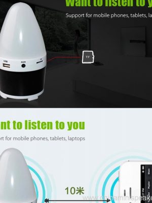 LED Żarówka Bluetooth głośnik do odtwarzania muzyki, Rozmowy telefoniczne, Stolik nocny - Image 6