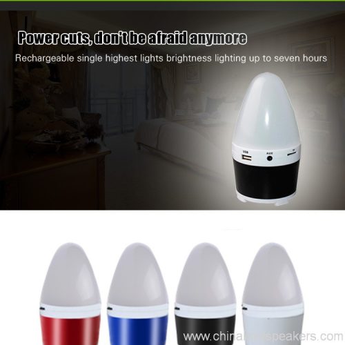 LED Bulb Bluetooth Speaker for Play Music, Phone Calls, Nightstand