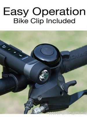 Wireless Bluetooth Speaker Musical Bicycle light flashlight - Image 3