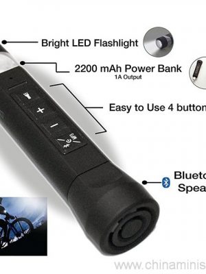 Wireless Bluetooth Speaker Musical Bicycle light flashlight - Image 8