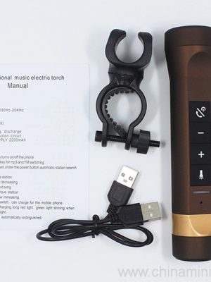 Wireless Bluetooth Speaker Musical Bicycle light flashlight - Image 5