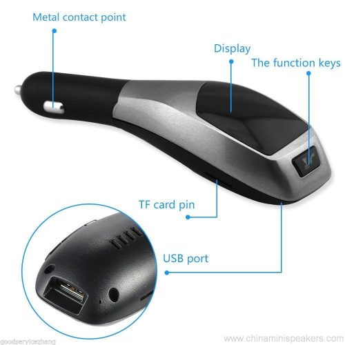 Bluetooth Car Kit Stereo Handsfree Phone + TF Card MP3 Player + FM Transmitter USB Car Speaker 3 Bluetooth Car Speaker Kit with FM Transmitter, TF Card, Hands-Free