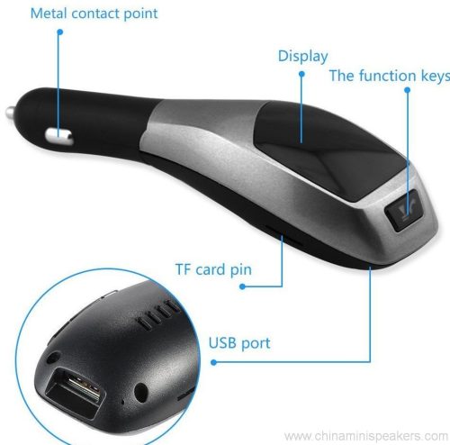 Bluetooth Car Kit Stereo Handsfree Phone + TF Card MP3 Player + FM Transmitter USB Car Speaker 10 Bluetooth Car Speaker Kit with FM Transmitter, TF Card, Hands-Free