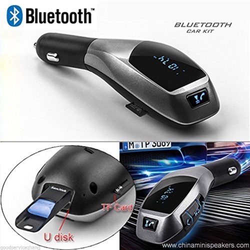 Bluetooth Car Kit Stereo Handsfree Phone + TF Card MP3 Player + FM Transmitter USB Car Speaker 11 Bluetooth Car Speaker Kit with FM Transmitter, TF Card, Hands-Free