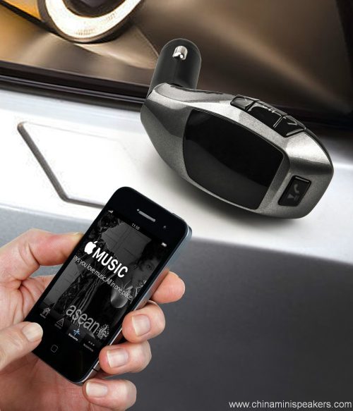 Bluetooth Car Kit Stereo Handsfree Phone + TF Card MP3 Player + FM Transmitter USB Car Speaker 4 Bluetooth Car Speaker Kit with FM Transmitter, TF Card, Hands-Free