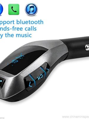 Bluetooth მანქანის ნაკრები სტერეო ტელეფონის ტელეფონი + TF ბარათის MP3 პლეერი + FM გადამცემი USB მანქანის სპიკერი - Image 9