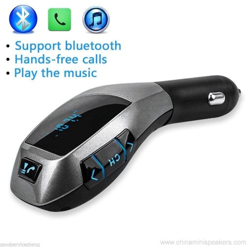 Bluetooth Car Kit Stereo Handsfree Phone + TF Card MP3 Player + FM Transmitter USB Car Speaker 7 Bluetooth Car Speaker Kit with FM Transmitter, TF Card, Hands-Free